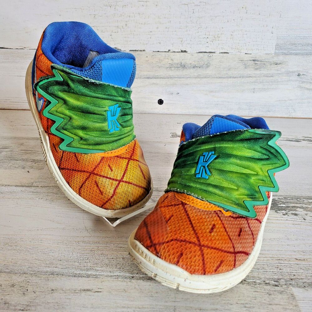 Nike Kyrie 5 SpongeBob SquarePants 'Pineapple House' (CN4490-800) Toddler Sz 7C